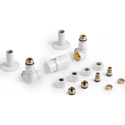 Zestaw trójosiowy termostatyczny Terma Vision All in On TGETVISIPK916 biały prawy