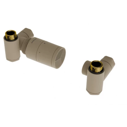 Zestaw trójosiowy termostatyczny z opcją montażu grzałki lewy Excellent CALDO GREX.CA10.L.TTG.CA cappucino