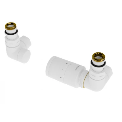 Zestaw trójosiowy z głowicą termostatyczną prawy Excellent CALDO GREX.CA20.P.TT.WH biały mat