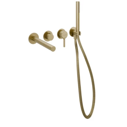 Zestaw wannowo-prysznicowy podtynkowy Excellent PI AREX.1244.K.01GB złoty szczotkowany