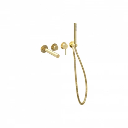 Zestaw wannowo-prysznicowy podtynkowy Excellent PI AREX.1244.K.01GL złoty połysk
