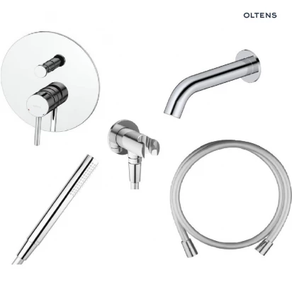 Zestaw wannowo-prysznicowy podtynkowy Oltens MOLLE 36602100