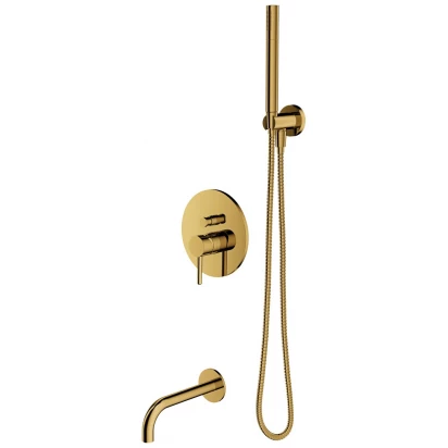 Zestaw wannowy podtynkowy Omnires Y SYSYW01GL złoty