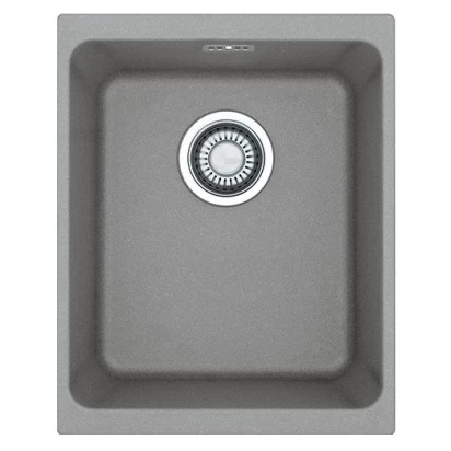 Zlewozmywak 1-komorowy 37x46 KBG 110-34 Franke KUBUS 125.0331.007 kamienny szary