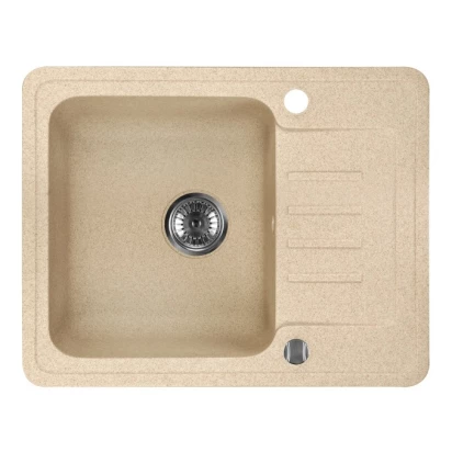 Zlewozmywak 1-komorowy z ociekaczem Deante ETIUDA ZQE 711A piaskowy