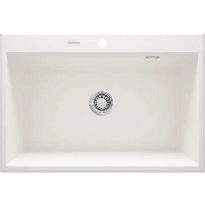 Zlewozmywak granitowy 1-komorowy 70x52 Deante ERIDAN ZQE A103 alabaster