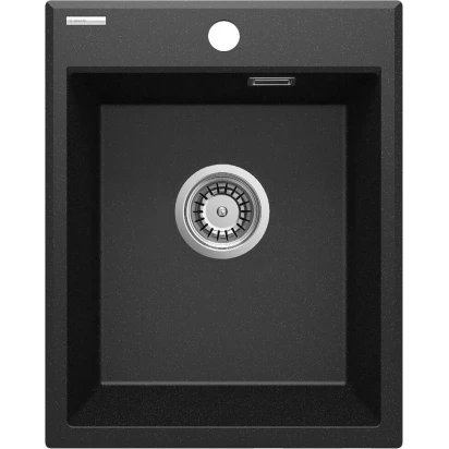Zlewozmywak granitowy 1-komorowy Deante ERIDAN ZQE G104 grafit metalik