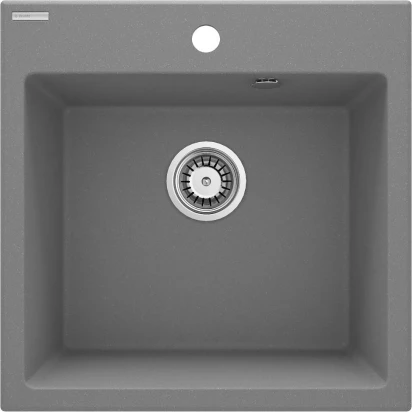 Zlewozmywak granitowy 1-komorowy Deante EVORA ZQJ S103 szary metalik