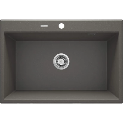 Zlewozmywak granitowy 1-komorowy bez ociekacza Deante ERIDAN ZQE T103 antracyt