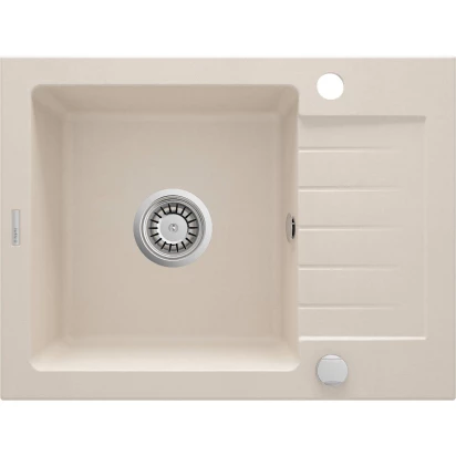 Zlewozmywak granitowy 1-komorowy z krótkim ociekaczem Deante ZORBA ZQZ 511A beż