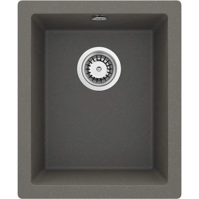 Zlewozmywak granitowy 52,5x44 1-komorowy Deante ZREXT10C antracyt metalik