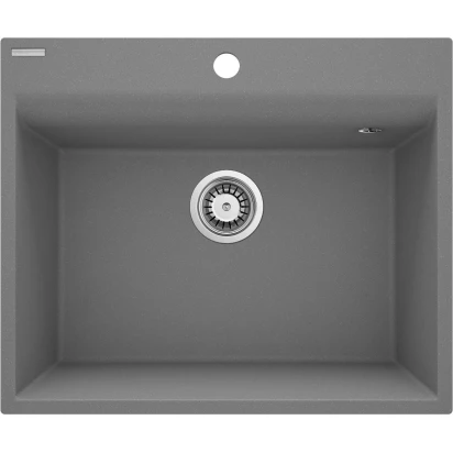 Zlewozmywak granitowy 60x50 Deante CORIO ZRC S10A szary metalik