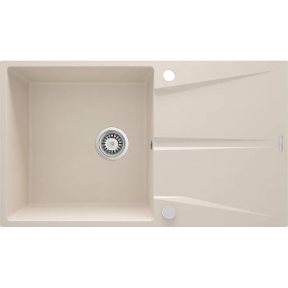 Zlewozmywak granitowy 86x50 z ociekaczem Deante CORIO ZRC 511A beż