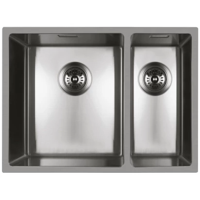 Zlewozmywak stalowy 1,5-komorowy 58x44 Oltens STALVASK 71200100 stal szlachetna polerowana