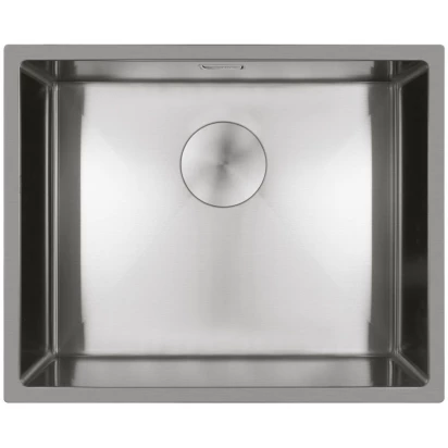 Zlewozmywak stalowy 1-komorowy 54x44 Oltens HYDDA 71104100 stal szlachetna polerowana