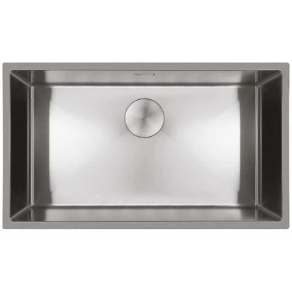 Zlewozmywak stalowy 1-komorowy 76x44 Oltens HYDDA 71105100 stal polerowana