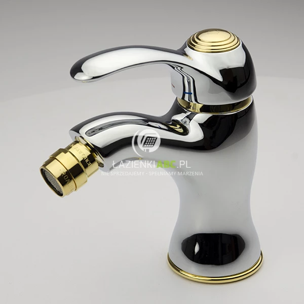 Bateria bidetowa Paffoni / Fonte FLAVIA FA 135 chrom / złoto