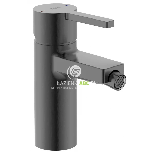 Bateria bidetowa Roca NAIA A5A6A96NM0 brushed titanium black