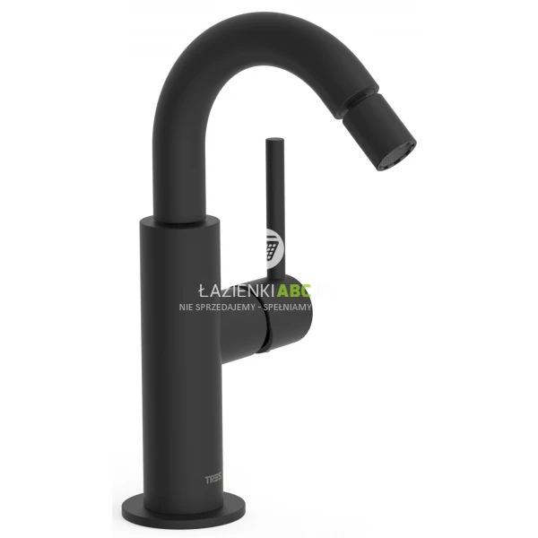 Bateria bidetowa Tres STUDY EXCLUSIVE 26222402NM czarna mat