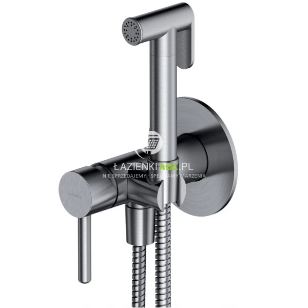 Bateria bidetowa podtynkowa z rączką typu bidetta Omnires Y SYSYBI2NI nikiel