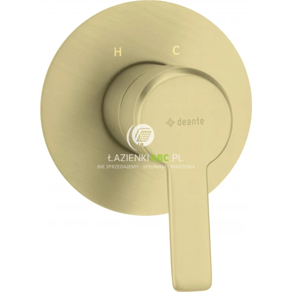 Bateria prysznicowa podtynkowa Deante ARNIKA BQA R44L złoto szczotkowane