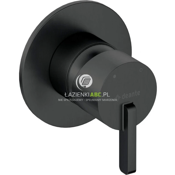 Bateria prysznicowa podtynkowa Deante SILIA BQS N44L czarna mat