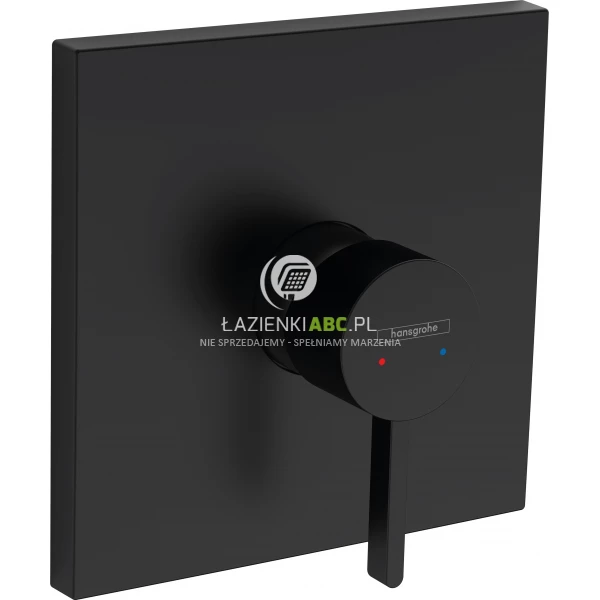 Bateria prysznicowa podtynkowa Hansgrohe FINORIS 76615670 czarna mat