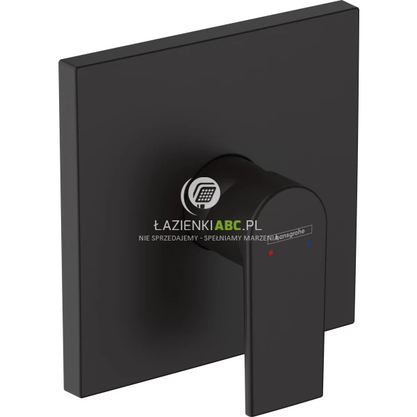 Bateria prysznicowa podtynkowa Hansgrohe VERNIS SHAPE 71668670 czarna mat