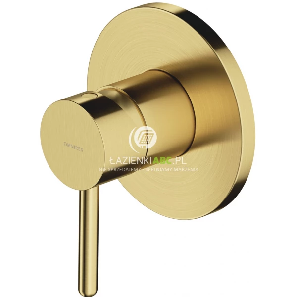 Bateria prysznicowa podtynkowa Omnires Y Y1245BSB mosiądz szczotkowany