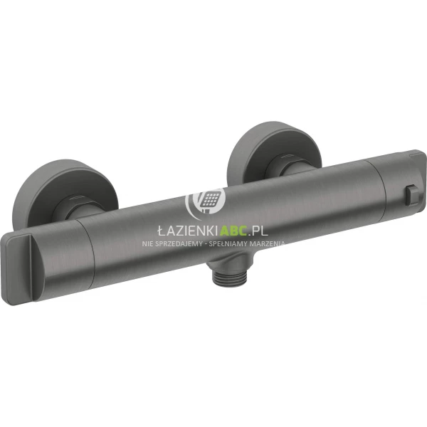 Bateria prysznicowa termostatyczna ścienna Deante CASCADA BCH D4BT titanium