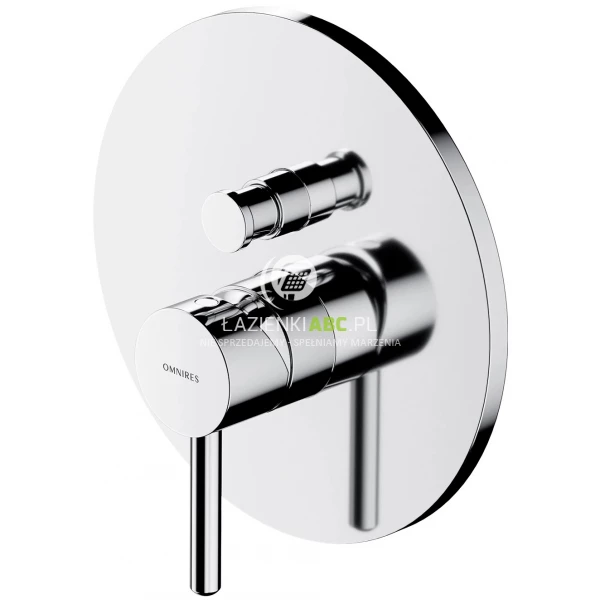 Bateria prysznicowo-wannowa podtynkowa Omnires Y Y1235ROCR
