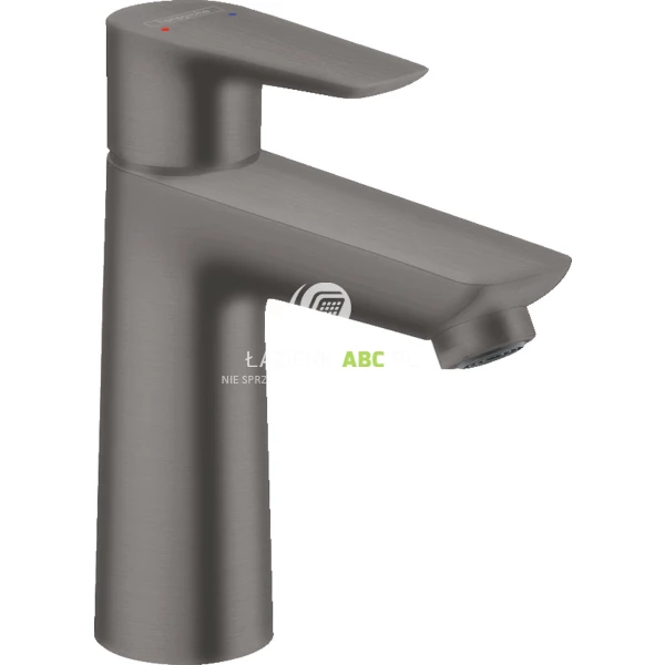 Bateria umywalkowa 110 z korkiem Hansgrohe TALIS E 71710340 czarny chrom szczotkowany