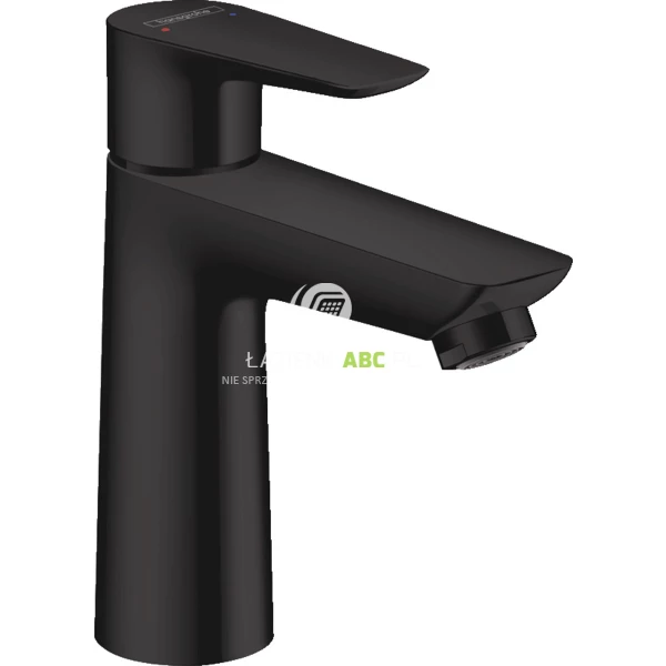 Bateria umywalkowa 110 z korkiem Hansgrohe TALIS E 71710670 czarny mat