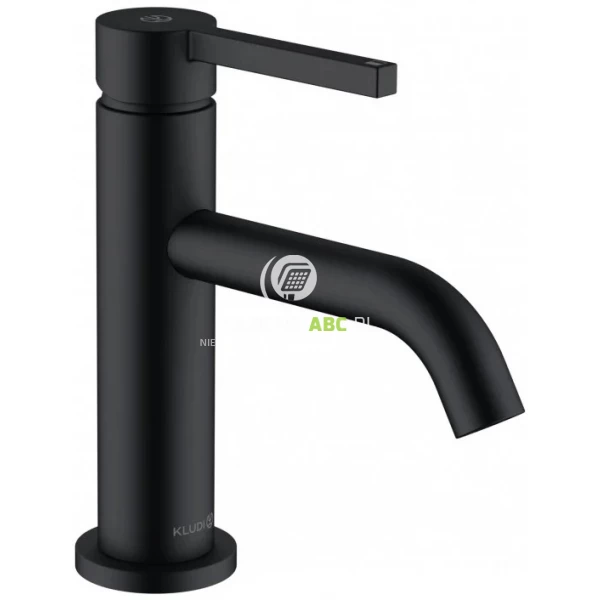 Bateria umywalkowa 19,5 cm Kludi NOVA FONTE PURA 200263915 czarna mat