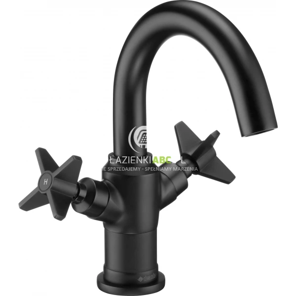 Bateria umywalkowa 2-uchwytowa Deante TEMISTO BQT N20D czarna mat