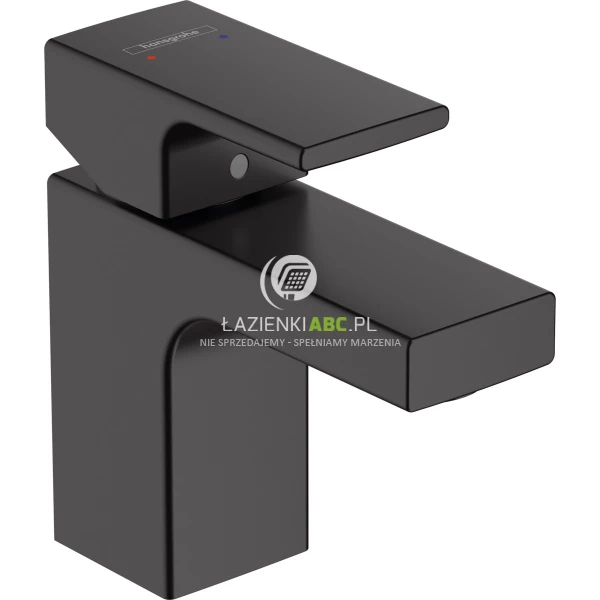 Bateria umywalkowa 70 + korek Hansgrohe VERNIS SHAPE 71560670 czarna mat