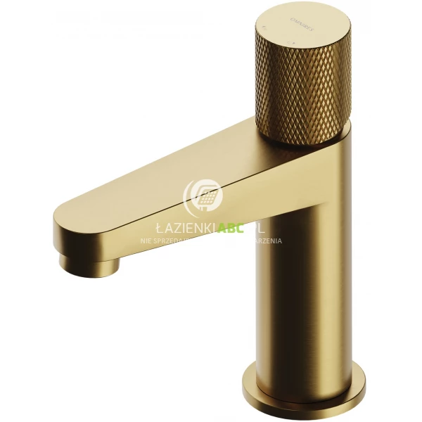 Bateria umywalkowa Omnires CONTOUR CT8010GLB złoty szczotkowany