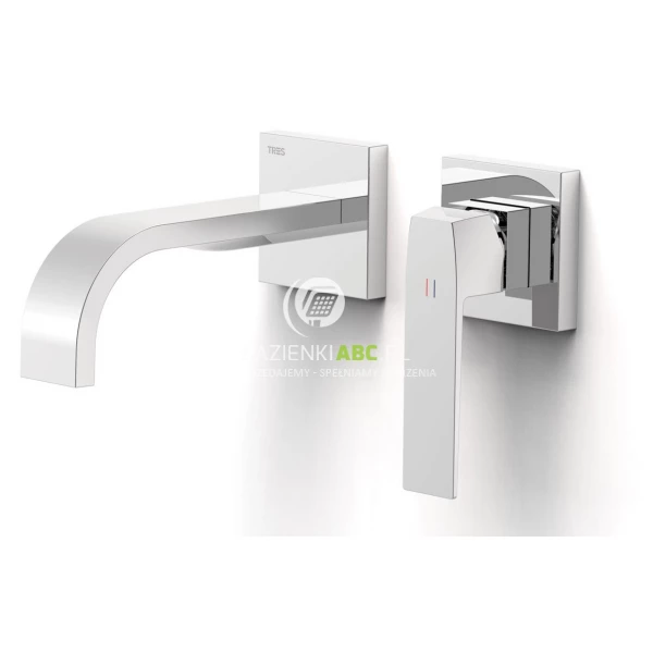 Bateria umywalkowa podtynkowa wylewka 180 mm Tres SLIM EXCLUSIVE 20230003 wyprzedaż