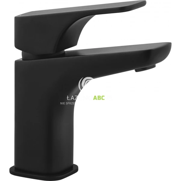 Bateria umywalkowa stojąca Deante HIACYNT NERO BQH N21M czarny mat