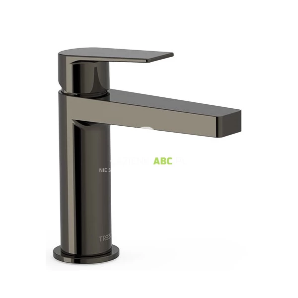 Bateria umywalkowa uchwyt dźwignia Tres PROJECT TRES 21110301KM czarna metalizowana
