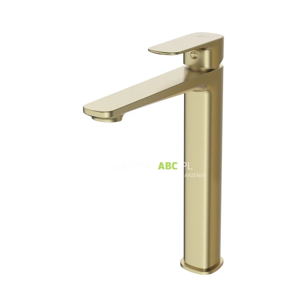 Bateria umywalkowa wysoka Cersanit LARGA S951-393 złota mat