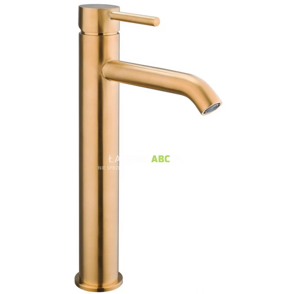 Bateria umywalkowa wysoka Oltens MOLLE 32400810 złoto szczotkowane