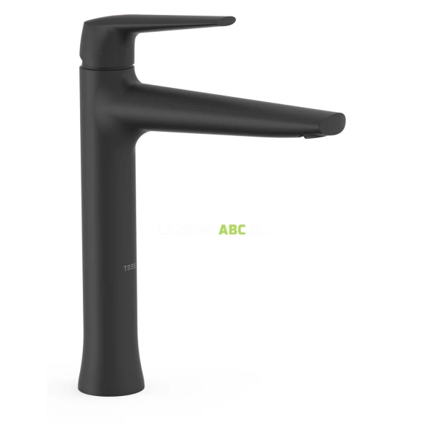 Bateria umywalkowa wysoka Tres FUJI 28120301NM czarna mat