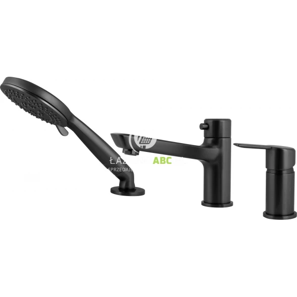 Bateria wannowa 3-otworowa Deante ARNIKA BQA N13M czarna mat