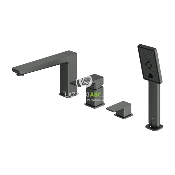 Bateria wannowa 4-otworowa Omnires PARMA PM7432GR grafit