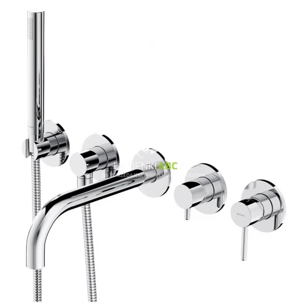 Bateria wannowa 5-otworowa podtynkowa Omnires Y Y1237/1CR