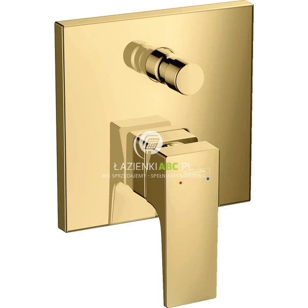 Bateria wannowa podtynkowa Hansgrohe METROPOL 32545990 złoty optyczny polerowany