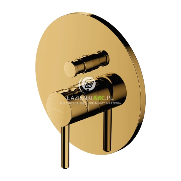 Bateria wannowa podtynkowa Omnires Y1235GL złota