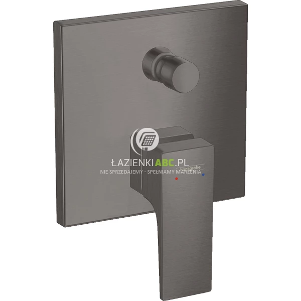 Bateria wannowa podtynkowa z systememem zabezpieczającym Hansgrohe METROPOL 32546340 czarny chrom szczotkowany