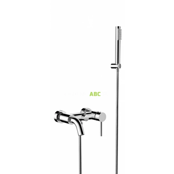 Bateria wannowa ścienna Besco ILLUSION BW-IS-CH chrom